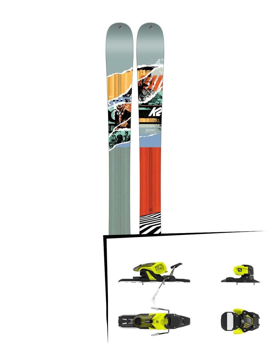 Set: K2 SKI Shreditor 100 JR 2017 + Salomon Warden 11 (1706224) - Bild 1