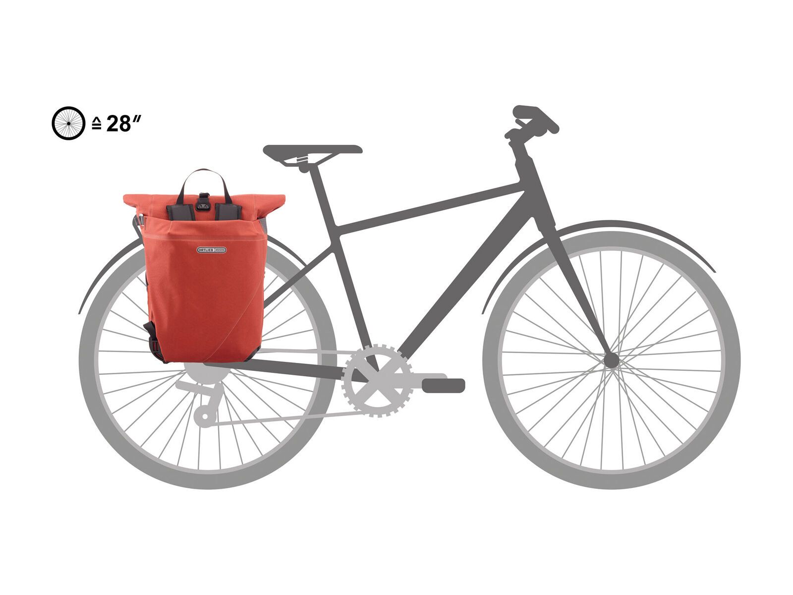 ORTLIEB Vario Plus 26 L, dark chili - Bild 13