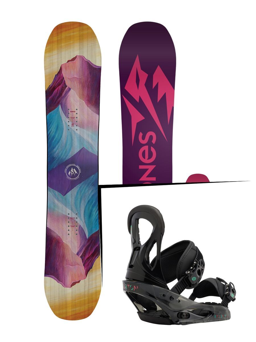 Set: Jones Twin Sister 2017 + Burton Stiletto (1712930S) - Bild 1