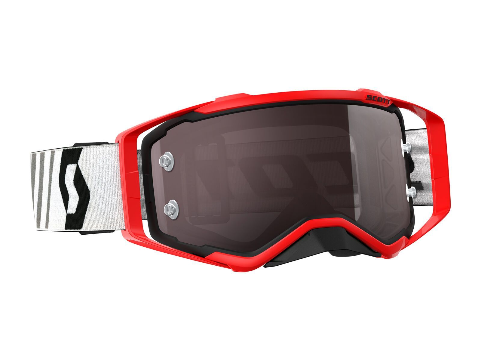 Scott Goggle Prospect, red/black/Lens: silver chrome - Bild 1