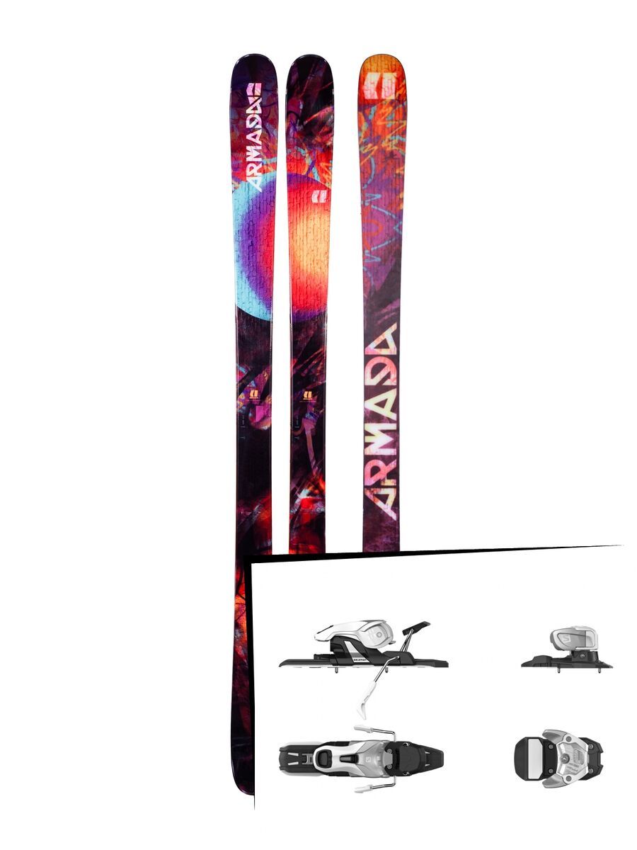 Set: Armada Arv 86 2018 + Salomon Warden 11 silver/white - Bild 1