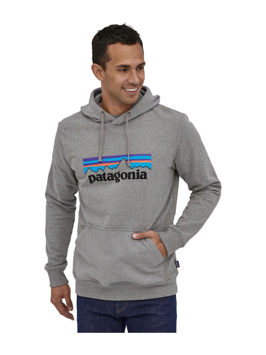 Patagonia Men's P-6 Logo Uprisal Hoody, gravel heather - Bild 2