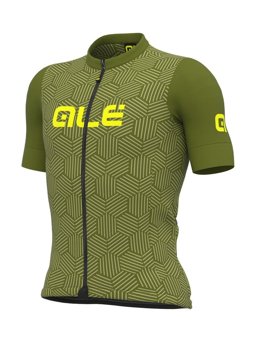 Ale Solid Cross Short Sleeve Jersey, green - Bild 1