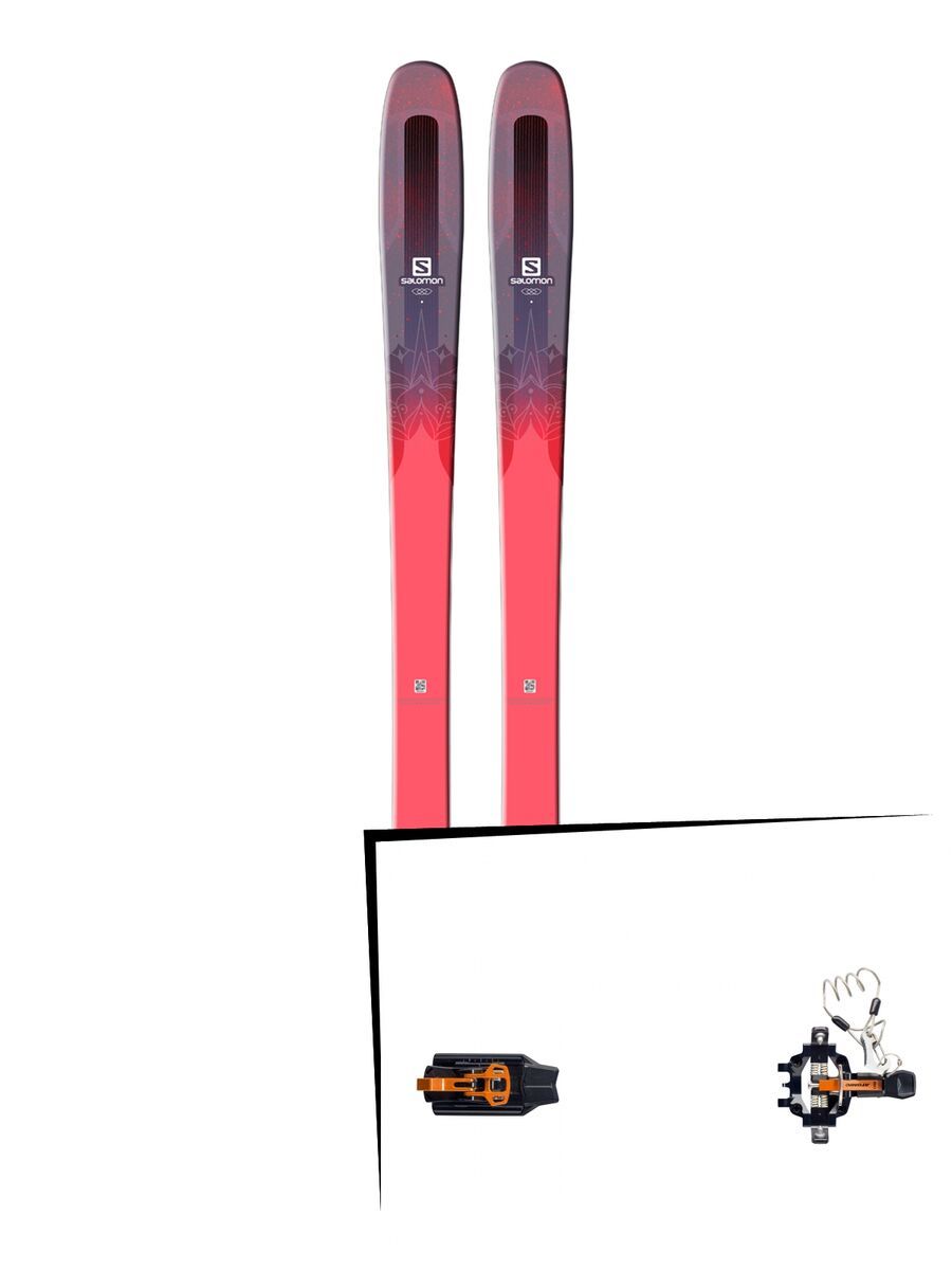 Set: Salomon QST Myriad 85 2018 + Atomic Backland Tour black/orange - Bild 1