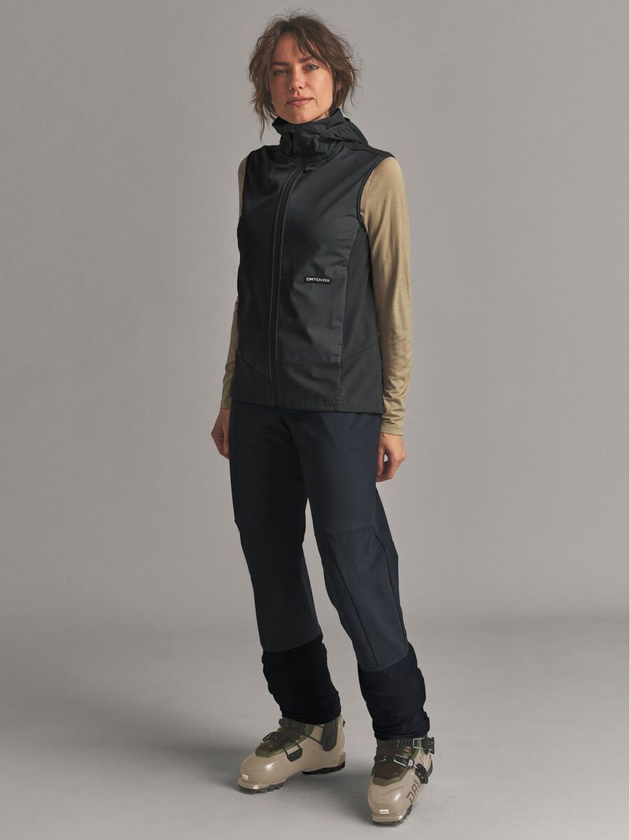 Ortovox Ortler Softshell Plus Vest W, black raven - Bild 3