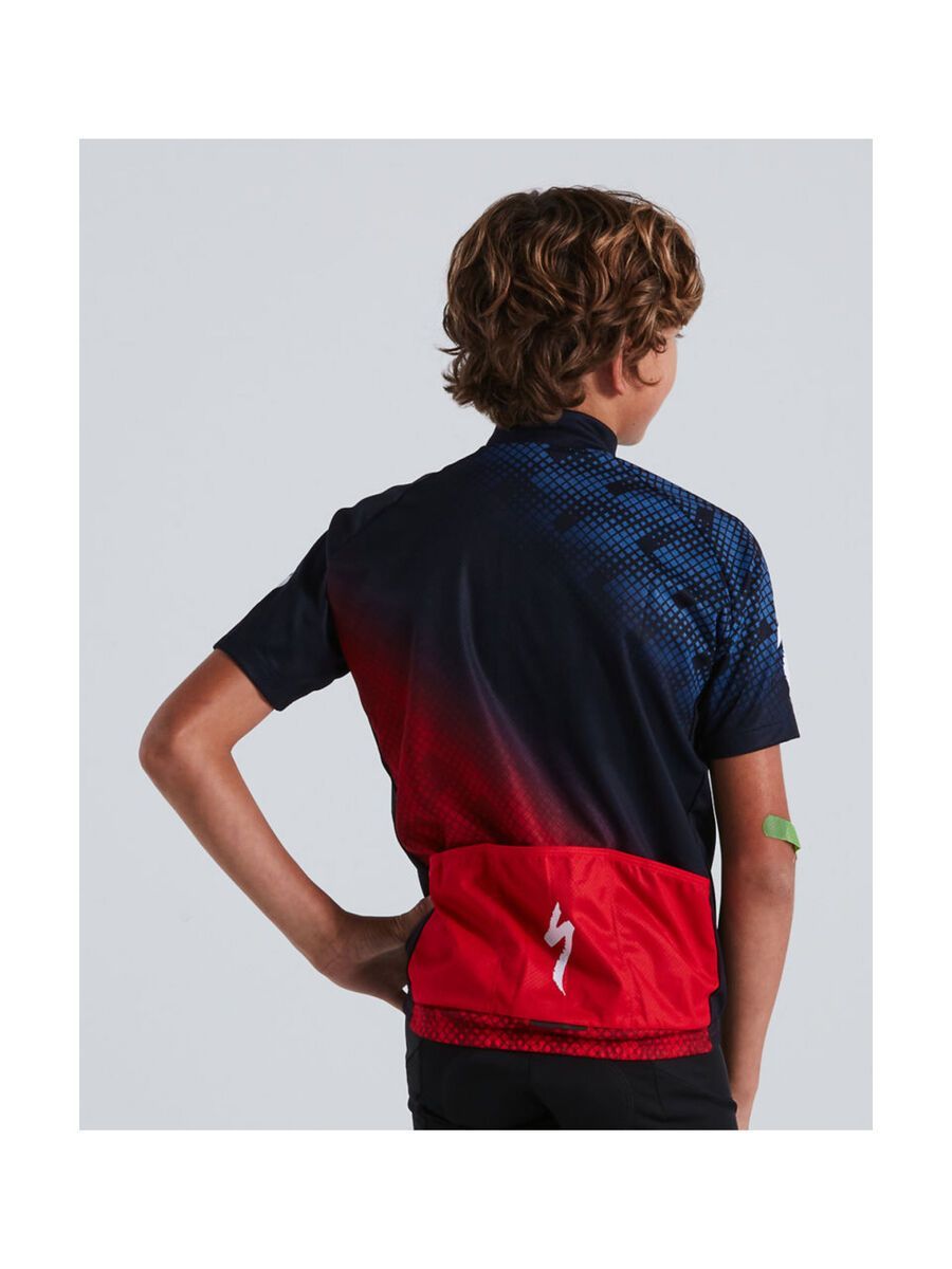 Specialized Youth RBX Comp Shortsleeve Jersey, navy/red - Bild 2