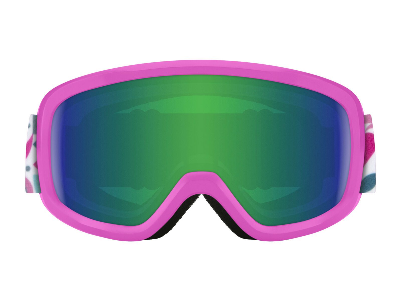 Smith Snowday, Green Sol-X Mirror / vivid pink hearts - Bild 2