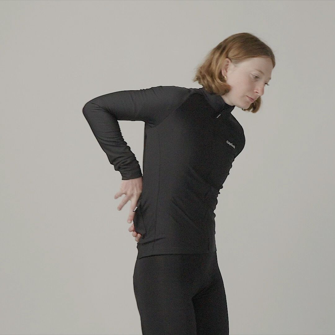 GripGrab Women's PACR Windproof Lightweight Vest, olive green - Video 11