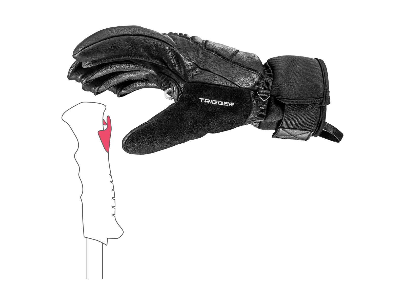 Leki Tyton Pro TR, black - Bild 6