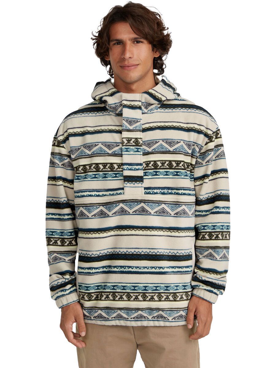 O’Neill Superfleece HZ Hoodie, grey ikat stripe - Bild 3
