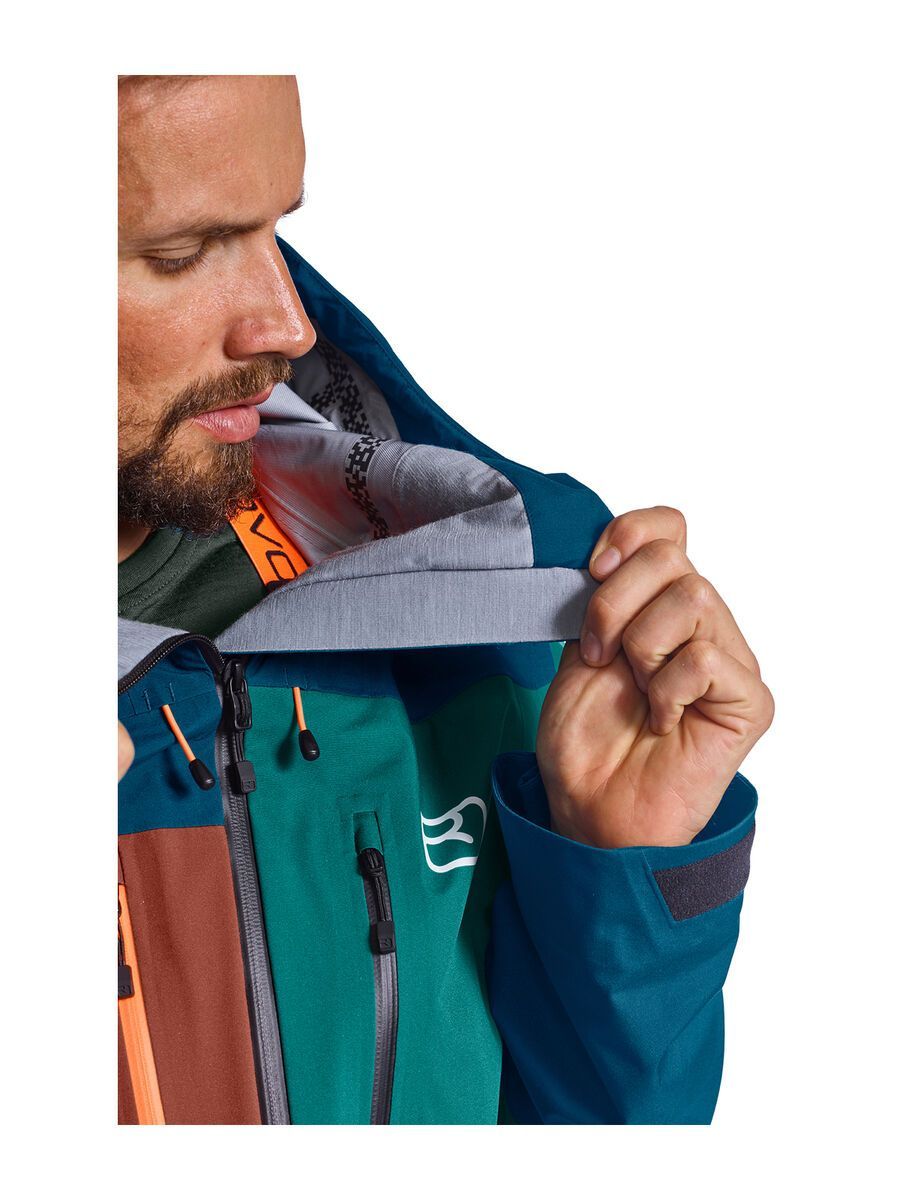Ortovox 3L Deep Shell Jacket M, petrol blue - Bild 5