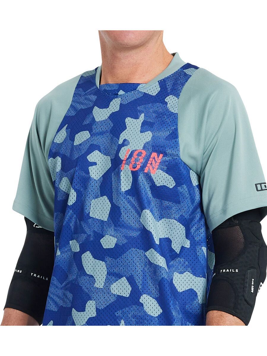 ION MTB Shortsleeve Jersey Scrub Men, tidal-green - Bild 3