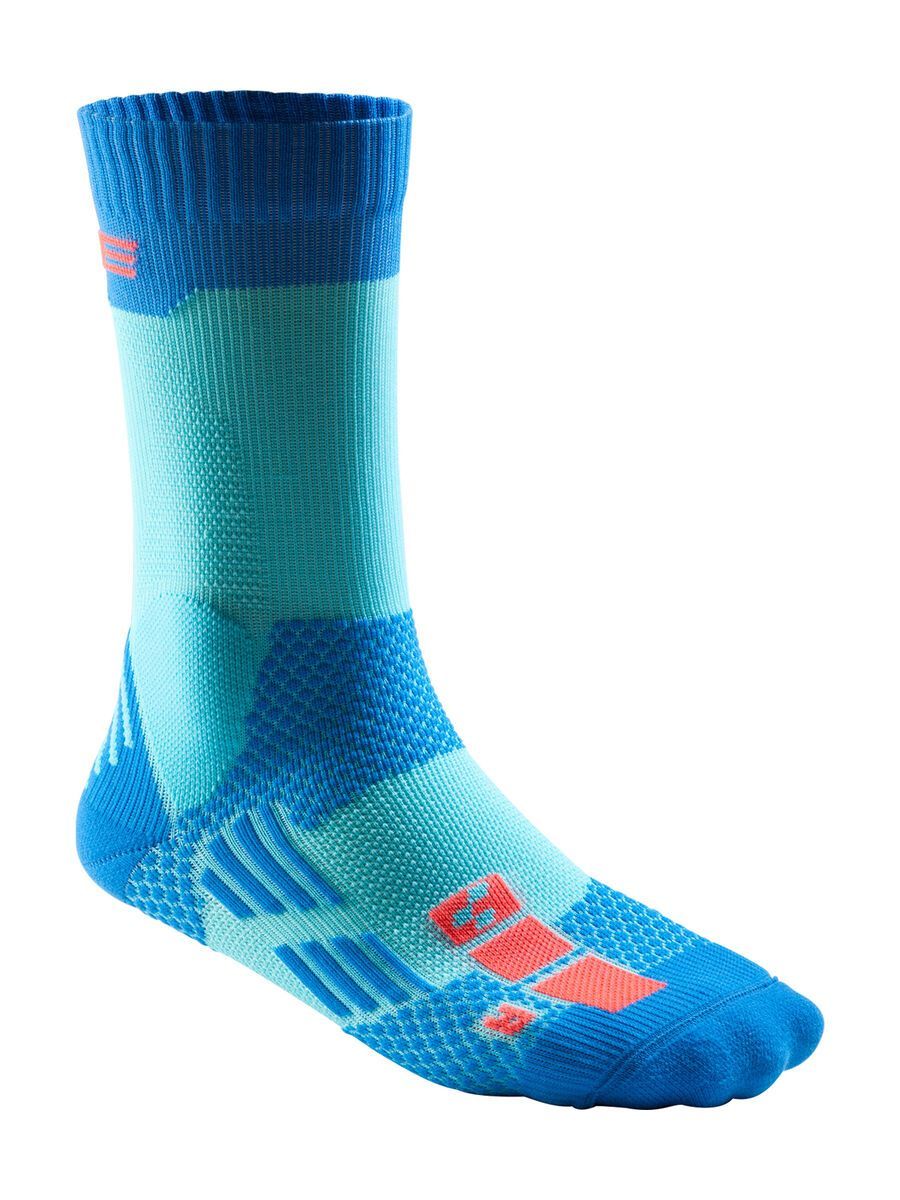 Cube Socke AM Action Team, blue´n´flashred - Bild 1