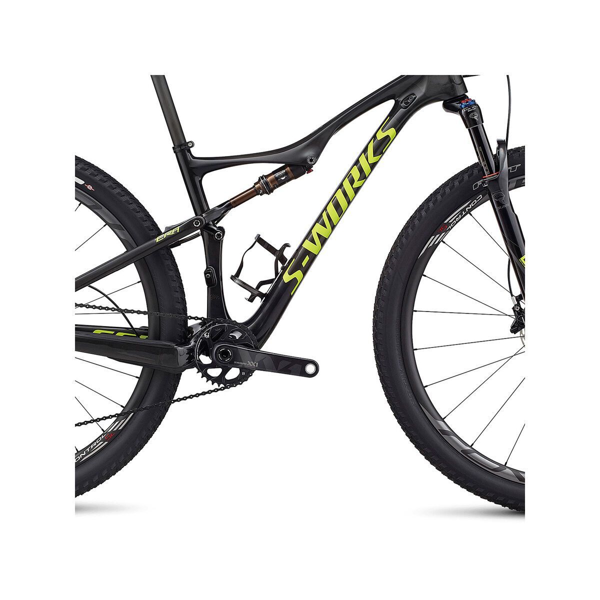 Specialized S-Works Era FSR Carbon World Cup 29, gloss satin carbon/hyper green/tarmac black - Bild 3