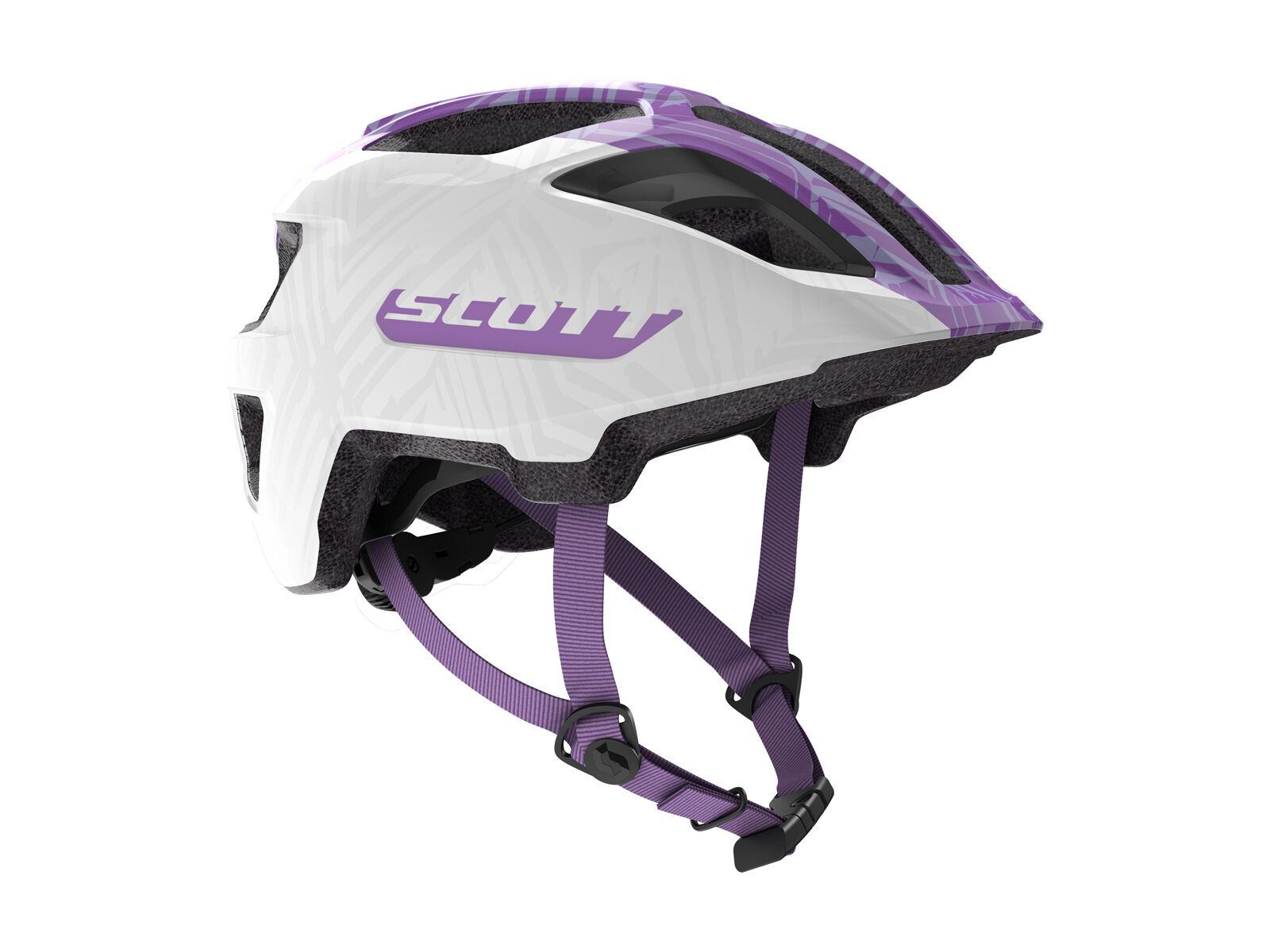 Scott Spunto Junior Helmet, white/purple - Bild 1