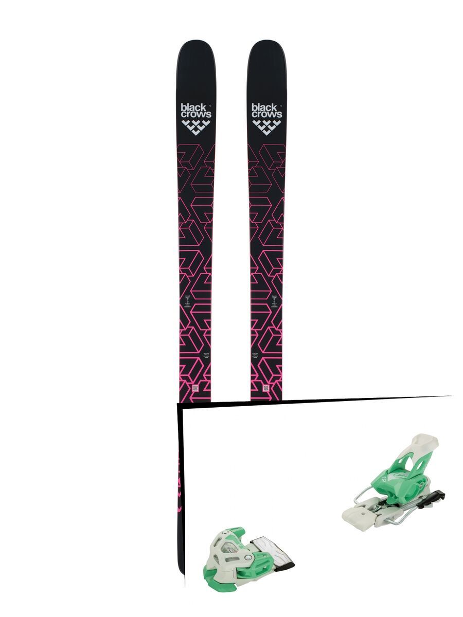 Set: Black Crows Corvus 2018 + Tyrolia Attack 12 solid white mint - Bild 1