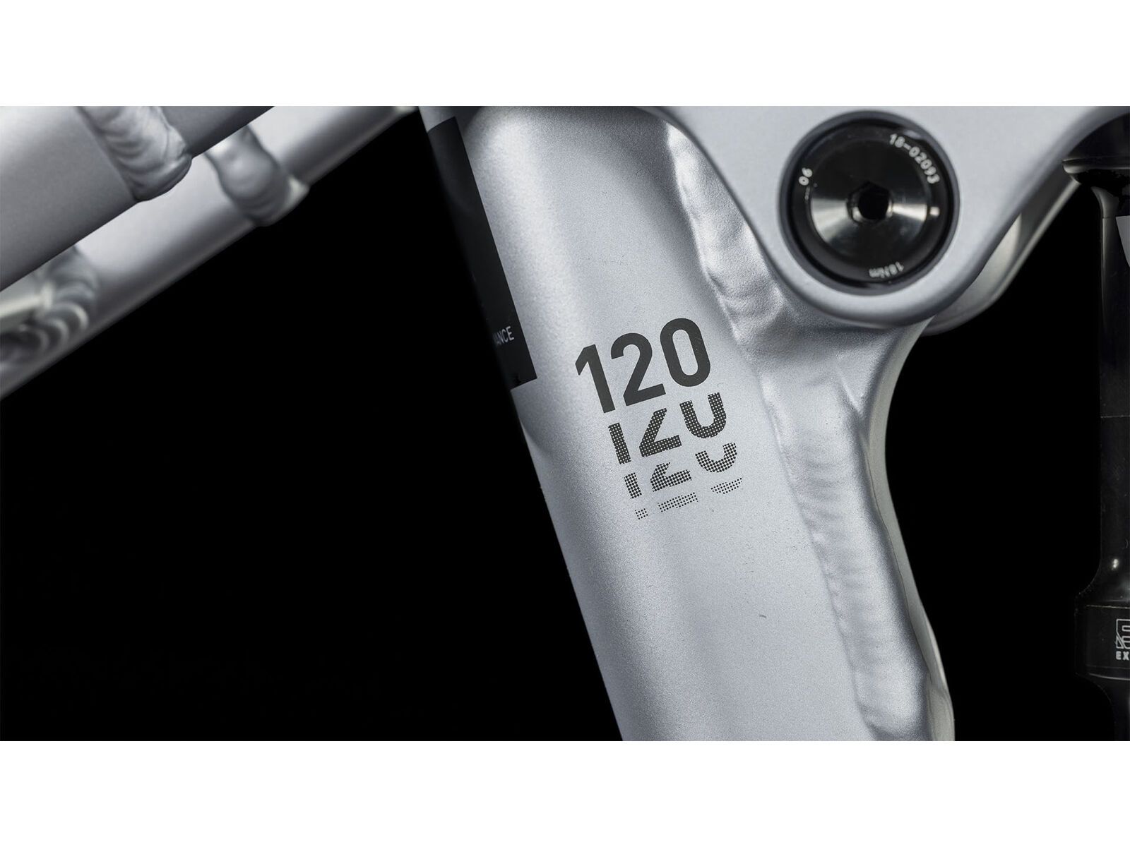 Cube Stereo Hybrid 120 Race 625 27.5, polarsilver´n´black - Bild 6