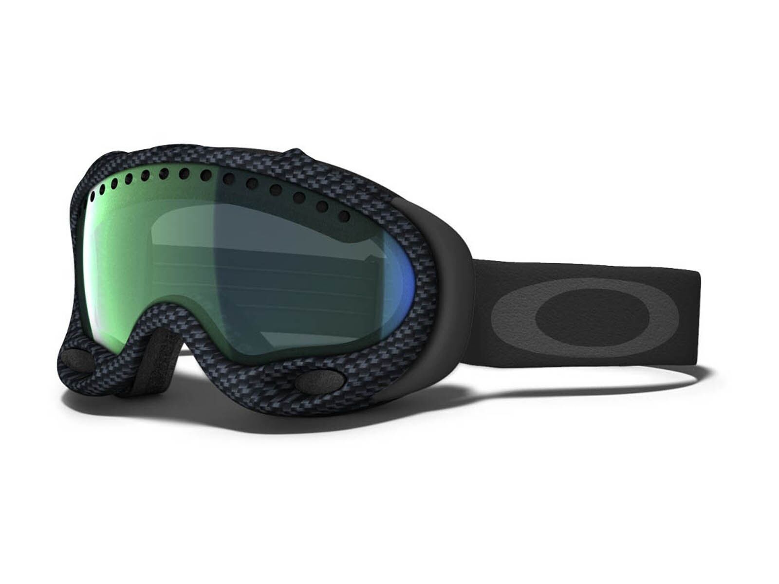 Oakley A Frame, Matte Carbon Fiber/Emerald Iridium - Bild 1