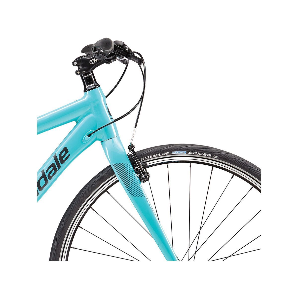 Cannondale Quick 4 Women's, turquoise w/ nearly black and teal, reflective detail, gloss - TRQ - Bild 5