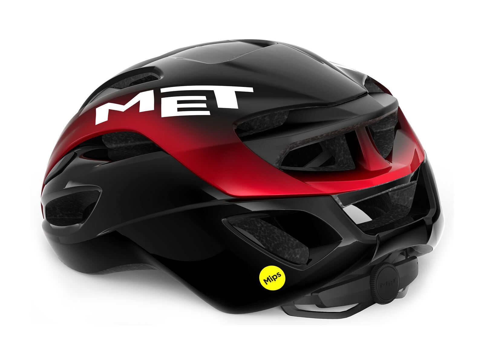 MET Rivale MIPS, black red metallic/glossy - Bild 2