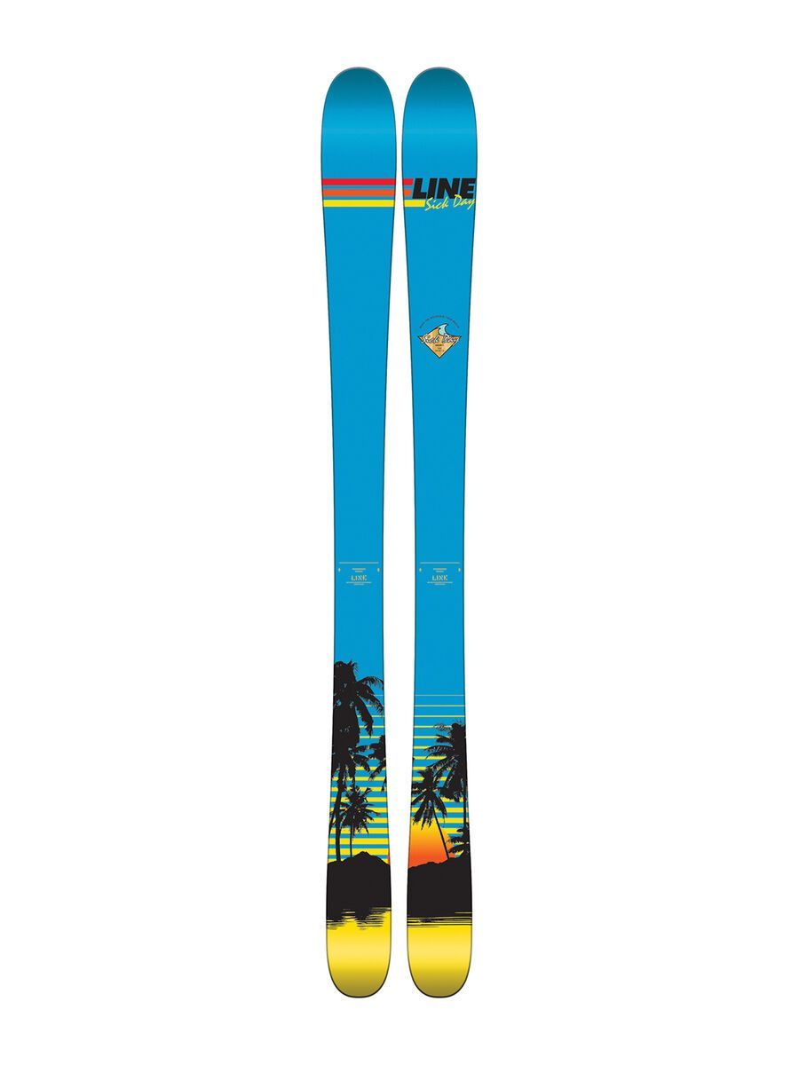 Set: Line Sick Day Shorty 2017 + Salomon STH2 WTR 16 100 mm, black/orange - Skiset - Bild 2
