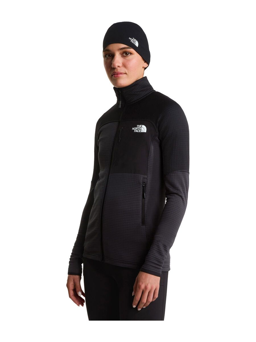 The North Face W Polartec Power Grid Stormgap Jacket, asphalt grey/tnf black - Bild 3