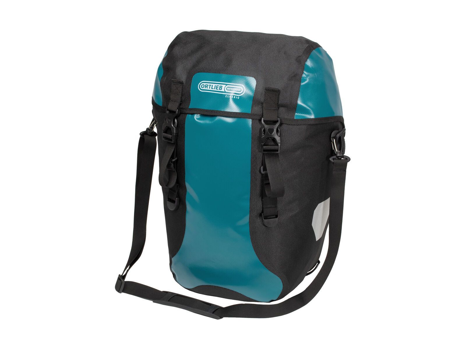 ***2. Wahl*** ORTLIEB Bike-Packer Classic (Paar), petrol-black - Fahrradtasche - Bild 2