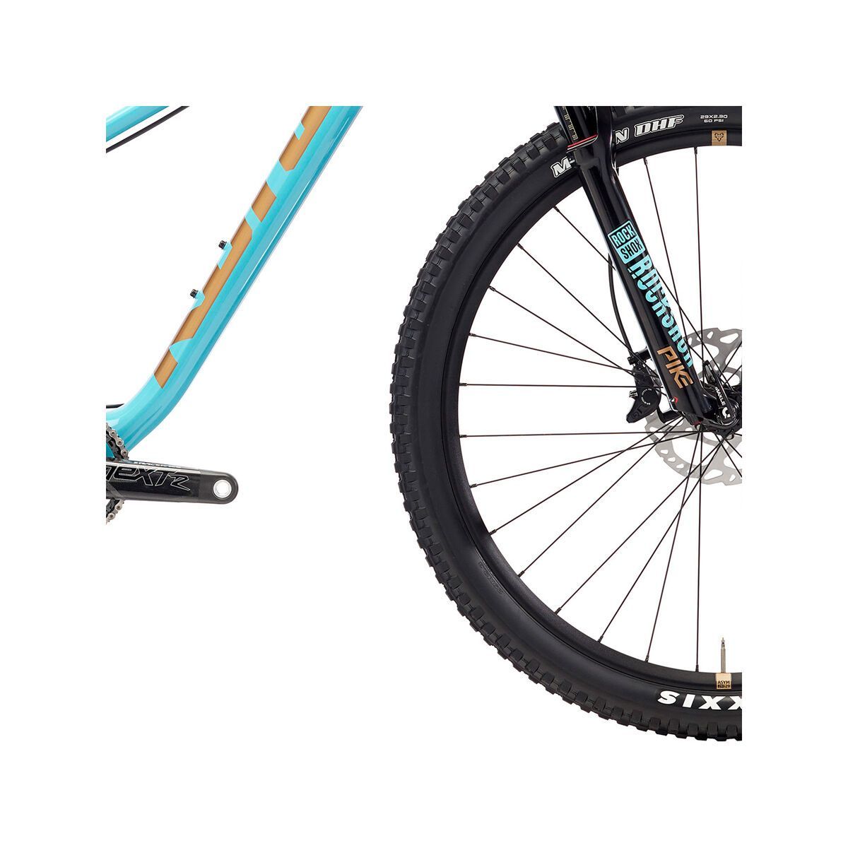 Kona Honzo CR Trail DL, gloss aqua w/ copper & charcoal decals - Bild 4