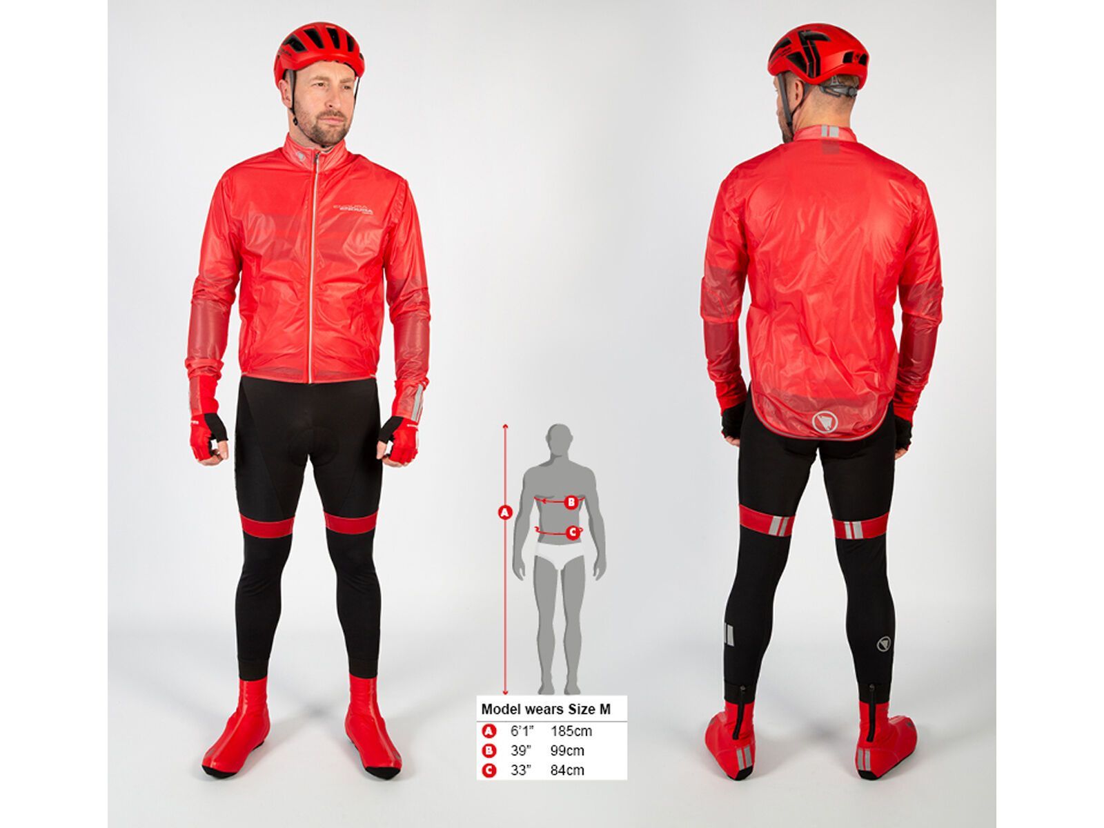 Endura FS260-Pro Adrenaline Race Cape II, neon-blau - Bild 10