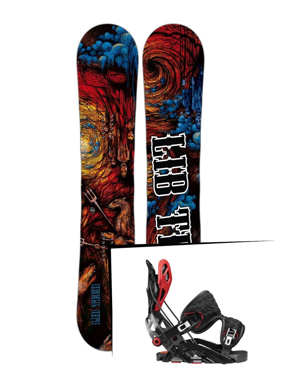 Set: Lib Tech From Hell Skate Banana 2017 + Flow Fuse-GT (1718345S) - Bild 1