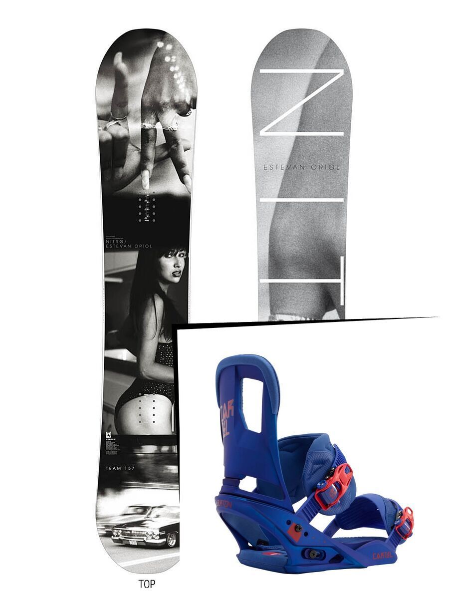 Set: Nitro Team Gullwing Estevan Oriol  + Burton Cartel (1191257S) - Bild 1