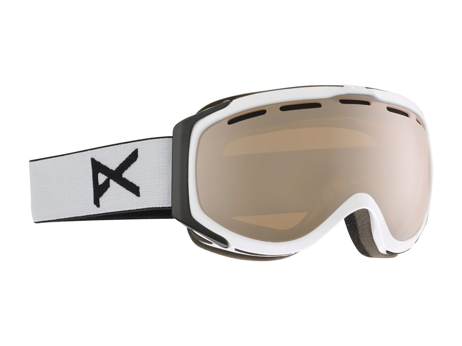 Anon Hawkeye + Spare Lens, White/Silver Amber - Bild 1