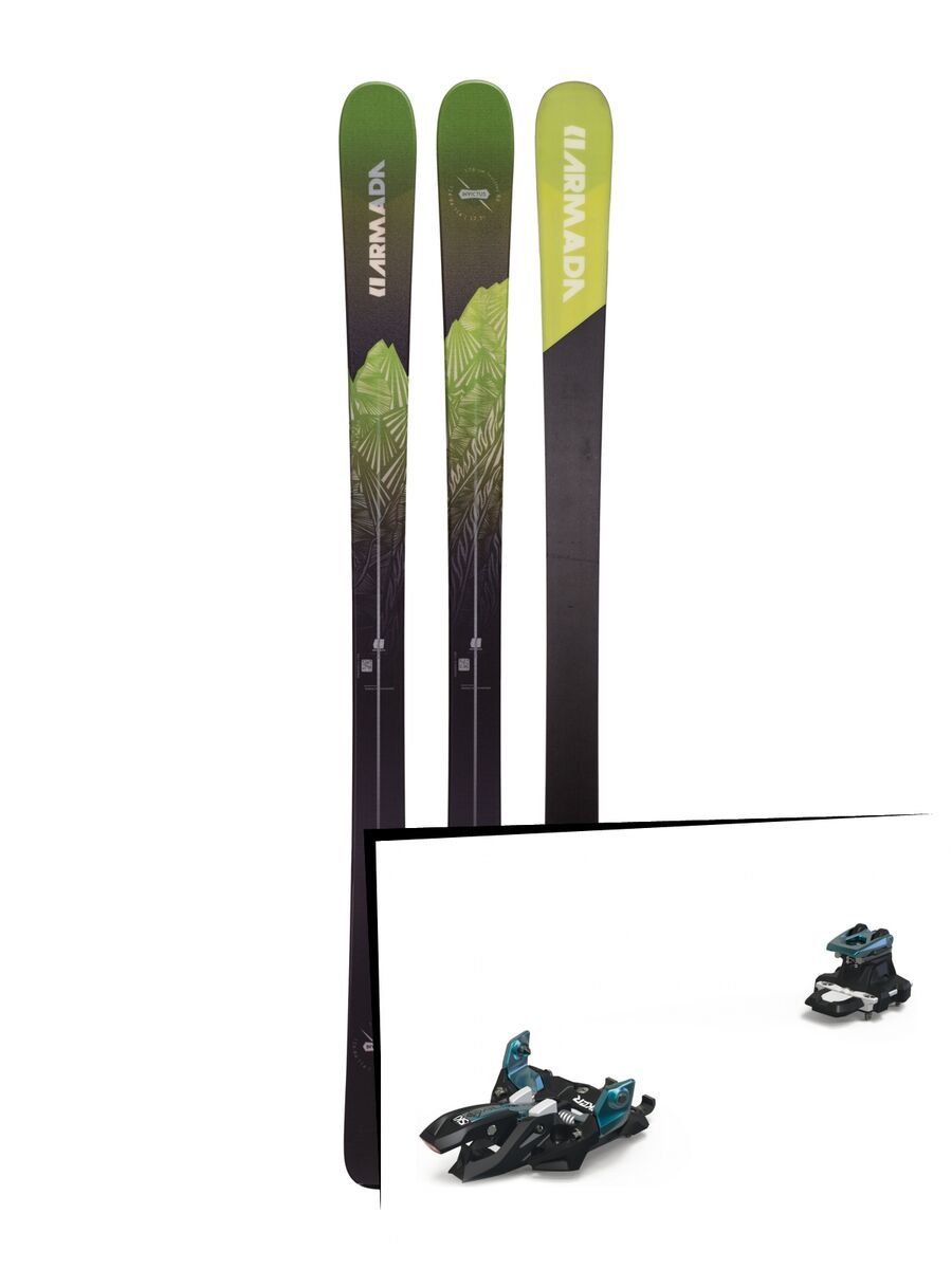 Set: Armada Invictus 85 2019 + Marker Alpinist 9 black/turquoise - Bild 1