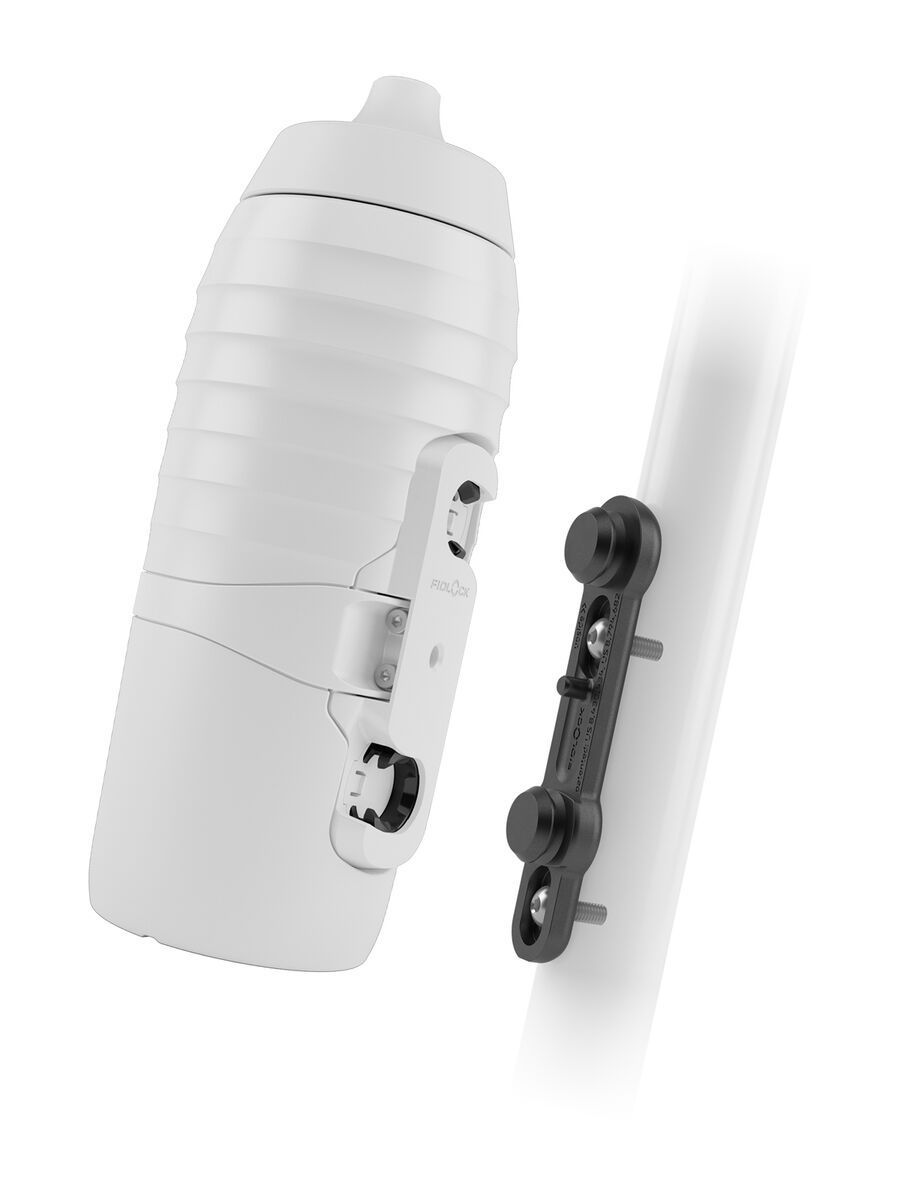 Fidlock Twist X Keego Bottle 600 + Bike Base, titanium white - Bild 1