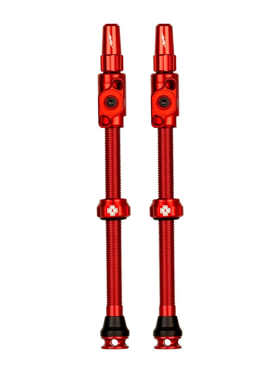Muc-Off Big Bore Lite Tubeless Valves - 80 mm, red - Bild 1