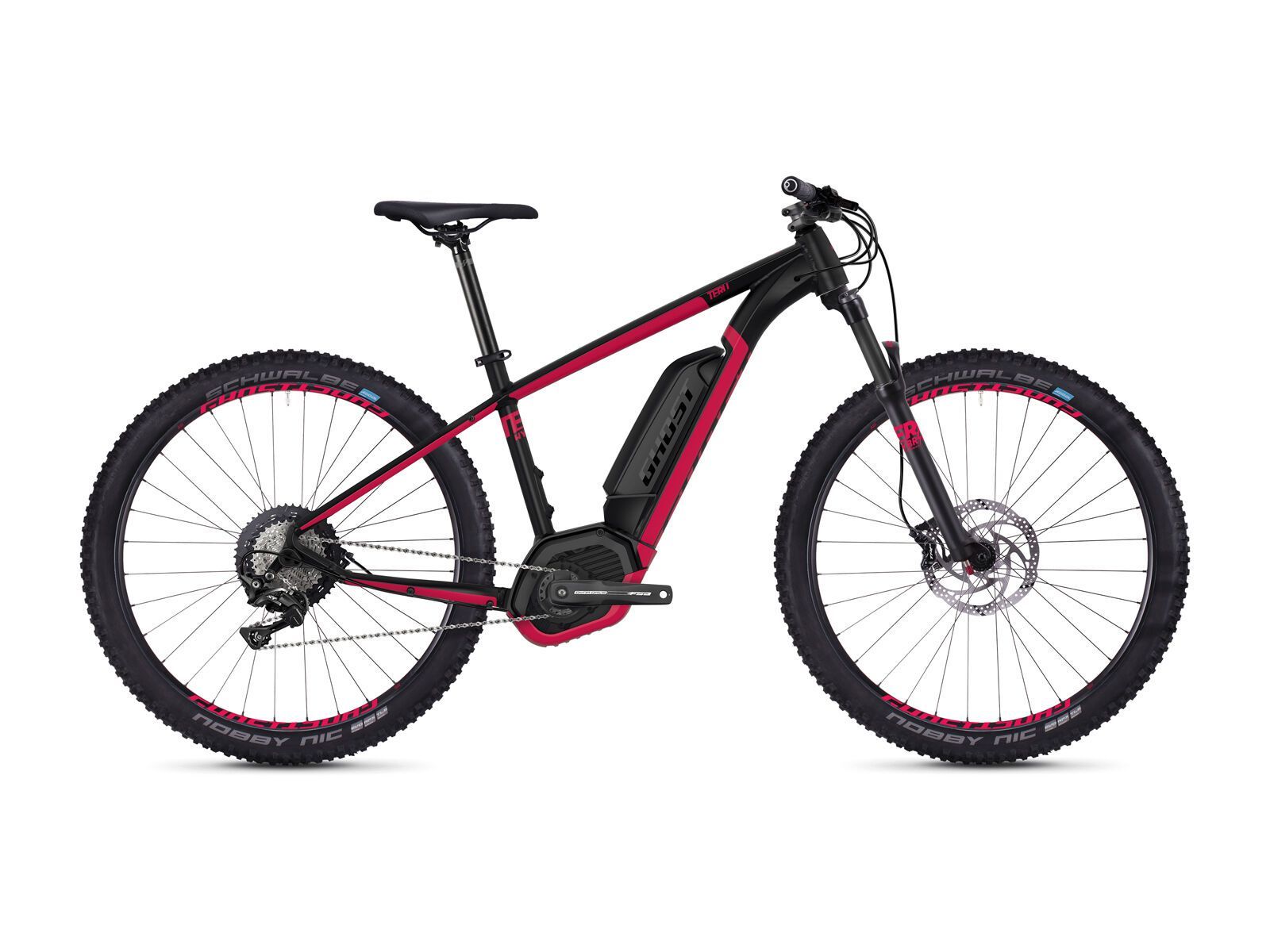 Ghost Hybride Teru B5.7+ W AL, night black/neon pink - Bild 1