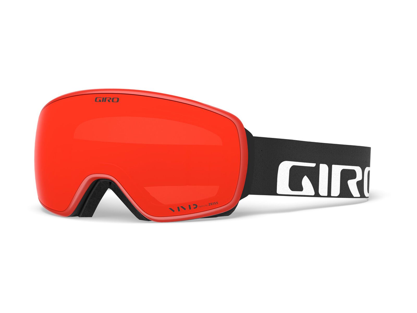 Giro Agent inkl. WS, black wordmark/Lens: vivid ember - Bild 1