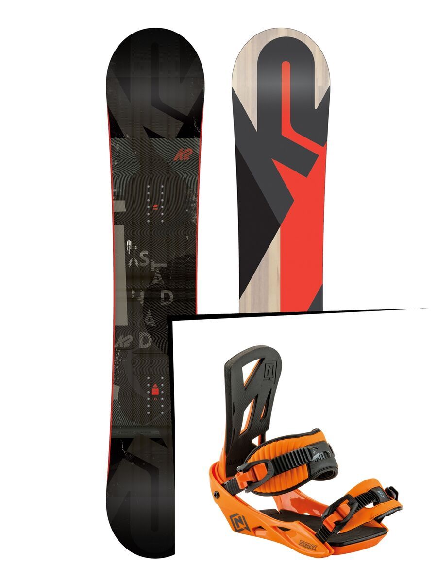 Set: K2 Standard 2018 + Nitro Staxx bright orange - Bild 1