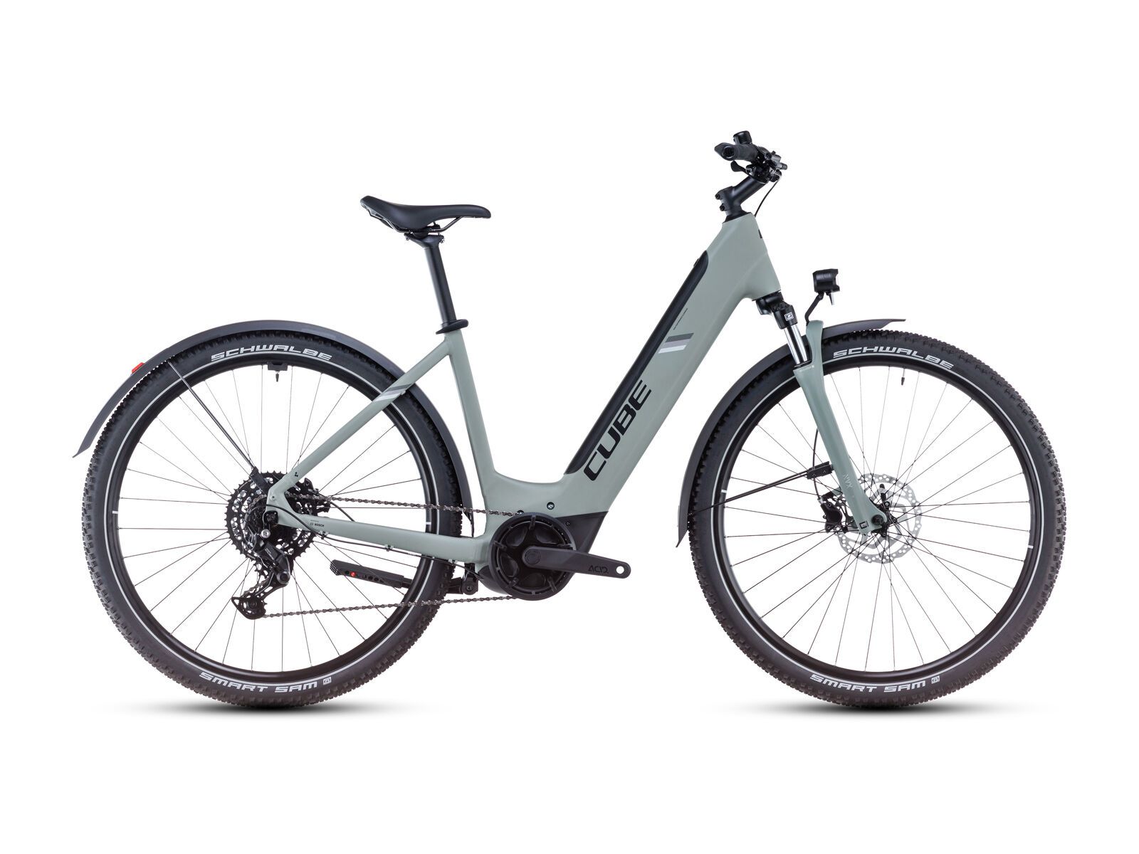 Cube Nuride Hybrid Performance 625 Allroad Easy Entry, swampgrey´n´black - Bild 1