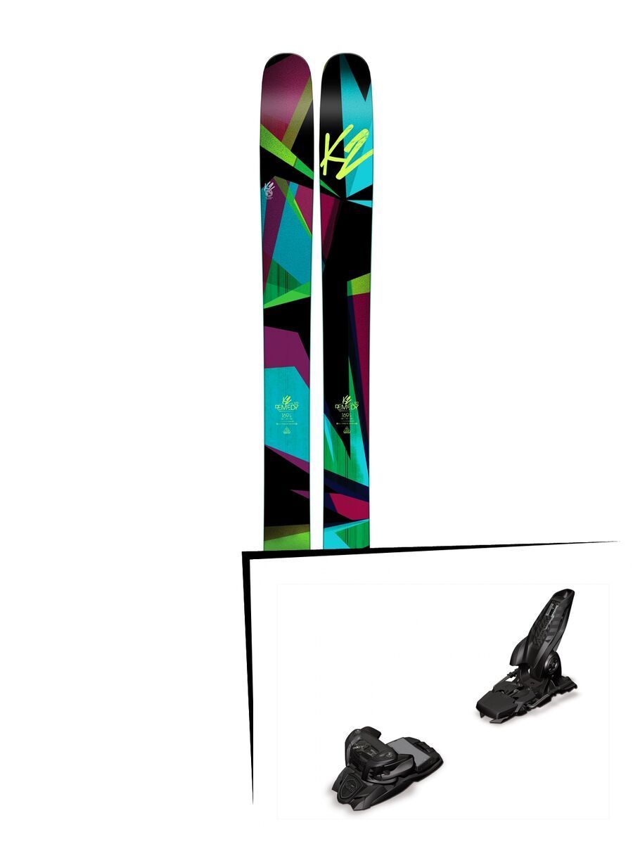 K2 SKI Set: Remedy 112 2016 + Marker Jester 16 - Bild 1