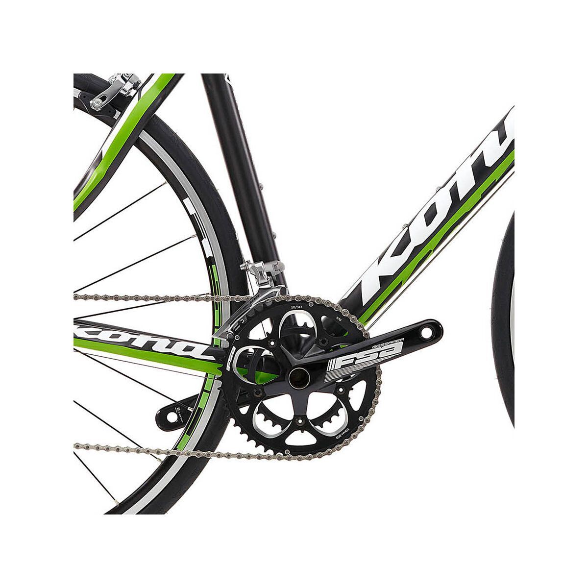 Kona Zing Deluxe, matt carbon/white/lime/black - Bild 3