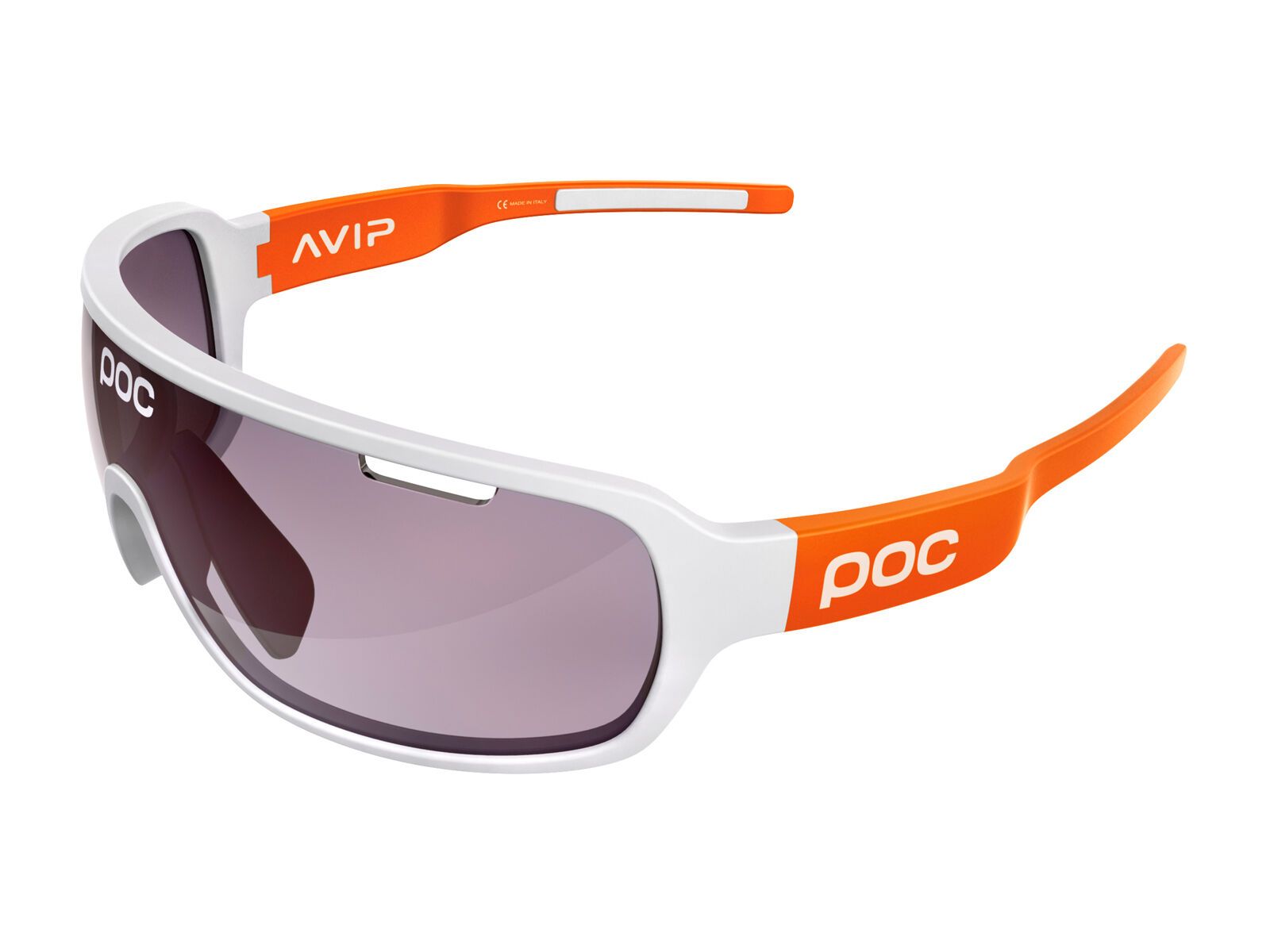 POC DO Blade AVIP, hydrogen white/zink orange/Lens: violet/light silver - Bild 1