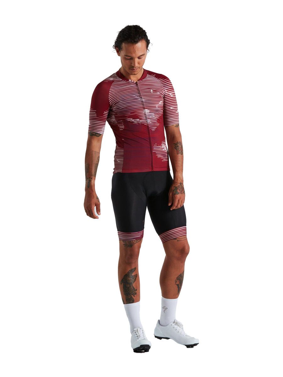 Specialized Men's SL Blur Short Sleeve Jersey, maroon - Bild 5