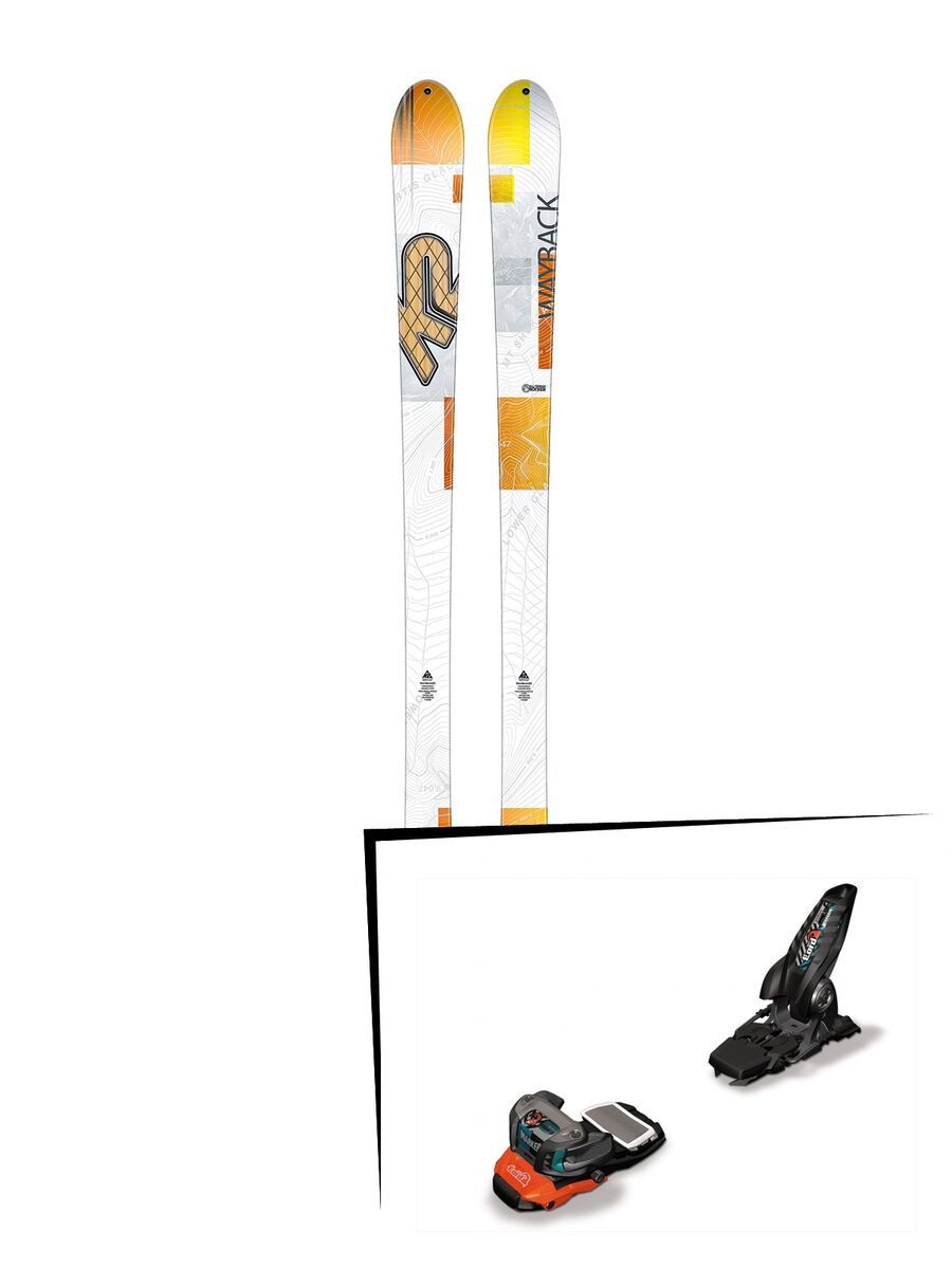 K2 SKI Set: Wayback 82 2016 + Marker Lord S.P.14 - Bild 1