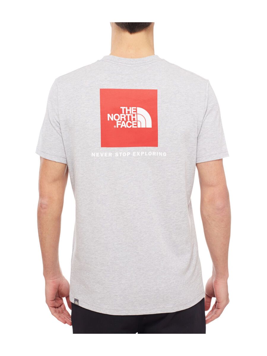 The North Face Mens S/S Red Box Tee, heather grey - Bild 3