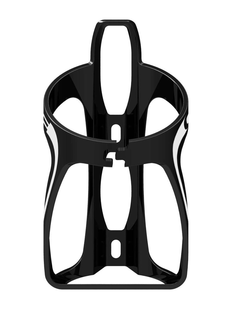 Cube Flaschenhalter HPP, glänzend schwarz/weiß - Bild 2