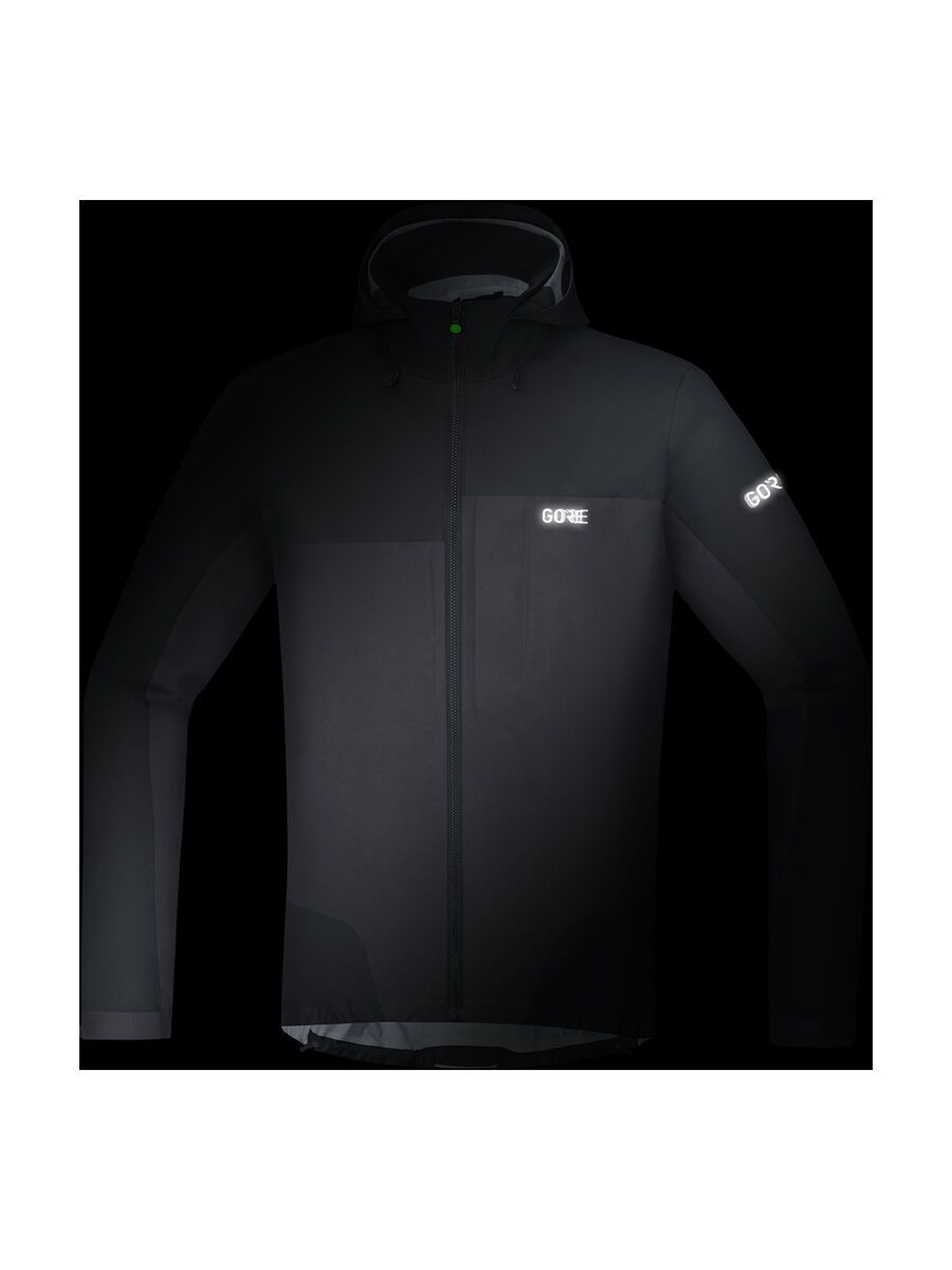GOREWEAR C5 Gore-Tex Active Trail Kapuzenjacke, black/terra grey - Bild 4