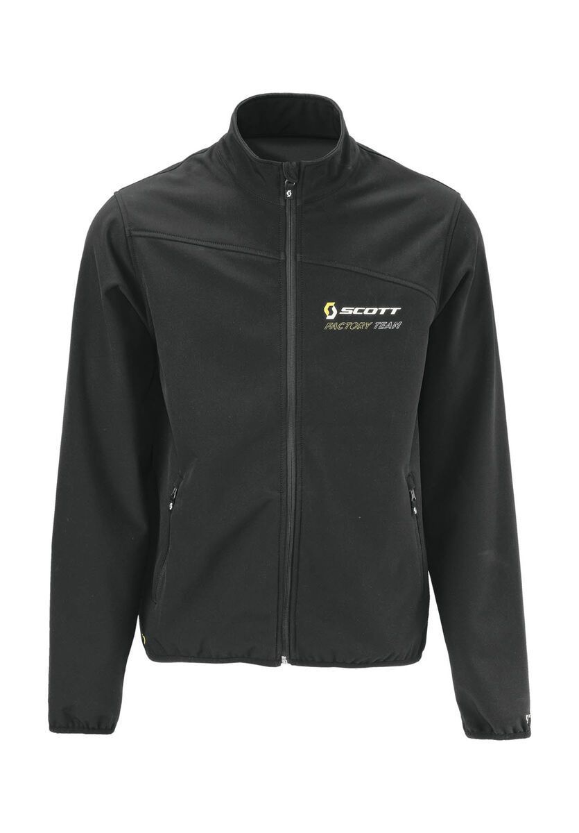 Scott Jacket Softshell Factory Team, black/yellow - Bild 1