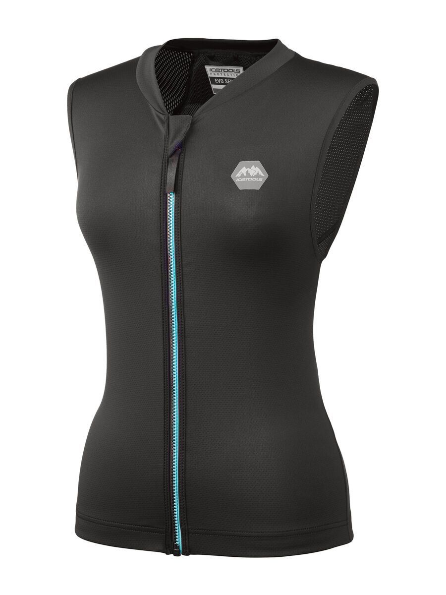 Icetools Lite Vest Lady, black/mint - Bild 1