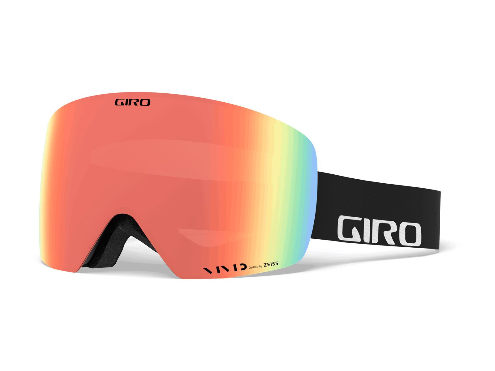 Giro Contour inkl. WS, black wordmark/Lens: vivid ember/vivid infrared - Bild 5